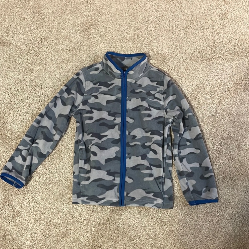 Kids Oshkosh lightweight fleece jacket, size 7